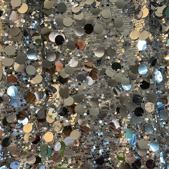 12th Tribe - Silver Sequin Midi Dress - Picture 7 of 9